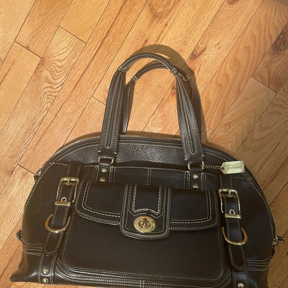 Vintage Black Coach Hampton Miranda Bag - Picture 12 of 16